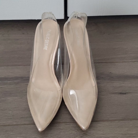 Public Desire Clear Heels - Picture 2 of 7